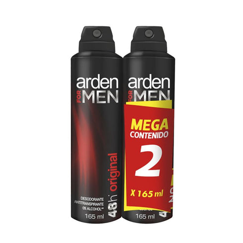 desod arden for men 2u 330ml aerosol